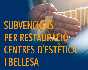 Subvencions per la restauració i centres d'estètica i bellesa.